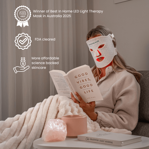 Introducing the Love You Well LED Light Therapy Mask, Transform Your Skin with 10 Minutes a Day